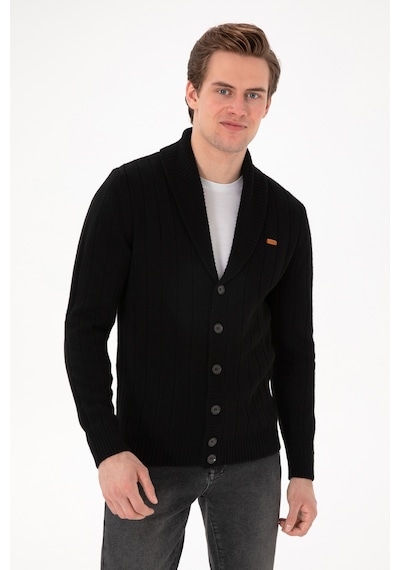 U.s. Polo Assn. Erkek Siyah Hırka Triko 50297061-vr046 Siyah