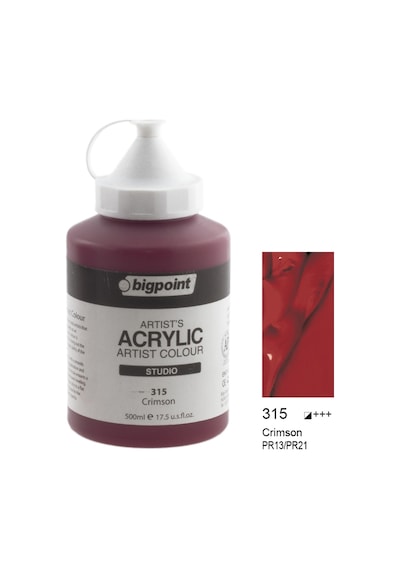 Bigpoint Akrilik Boya 500 ml Crimson 315