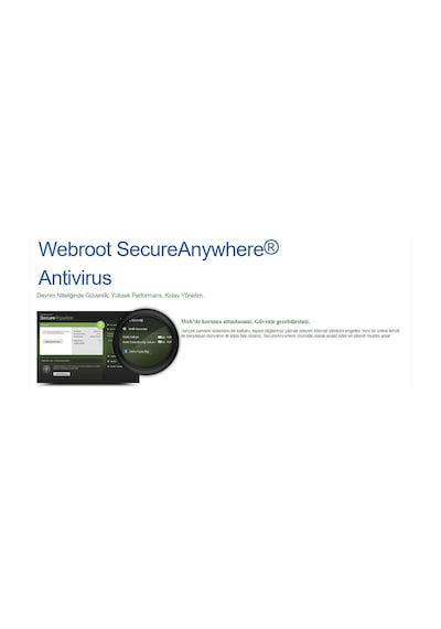 Webroot Secureanywhere Antivirüs Güvenlik Yazılımı