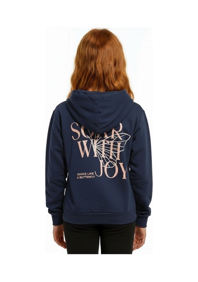 Xo Kids Kız Çocuk Sweatşirt 8-14 Yaş 39321 İndigo