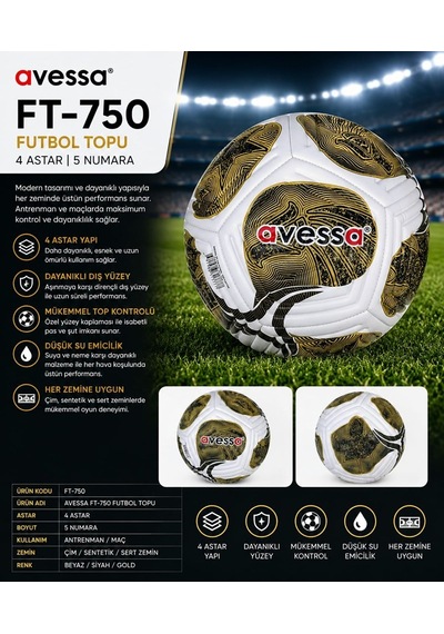 Özel Seri Rekabet Antrenman Sahater Ft-750 Futbol Topu 4 Astar Çok Renkli
