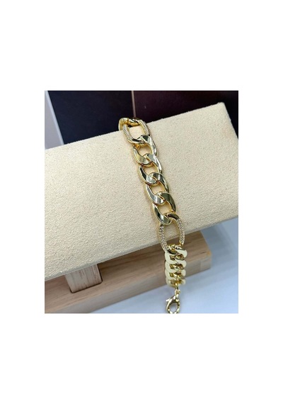 14 K Gold Zincir Taşlı Bileklik Diğer