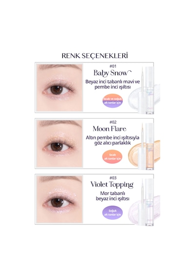 Clio Moon Glass Liquid Glitter Sweet Cloud 02 Moon Flare