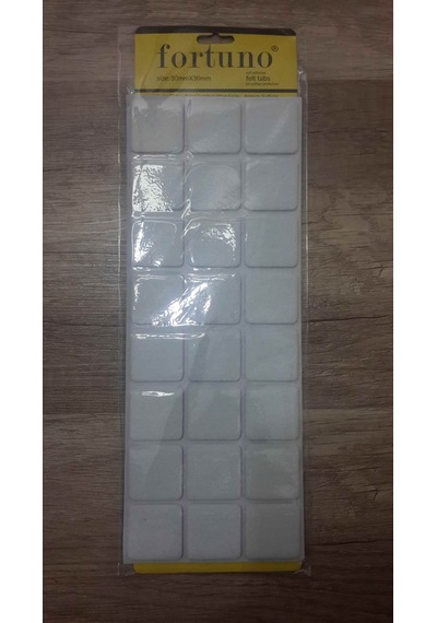 Kahve Rengi Yapışkanlı Keçe; Mobilya Masa Sandalye İçin 1 Paket Daire / Kare