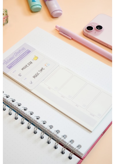 Victorias Journals Haftalık Planla Ma Post-it 75x200 Mm 25 Yaprak