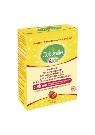 Culturelle Probiotics Doğal Çilek Aromalı 5 Milyar Probiyotik 30 Saşe