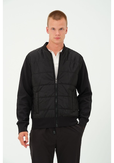 Rich Erkek Siyah Oversize Rüzgar Geçirmez Kışlık Şişme Mont Ceket Çok Renkli