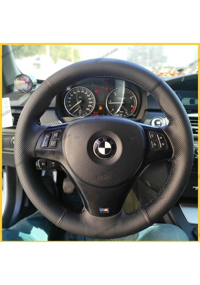 Bmw 3.20 E90 Araca Özel Direksiyon Kılıfı Kalın Direksiyonlara U