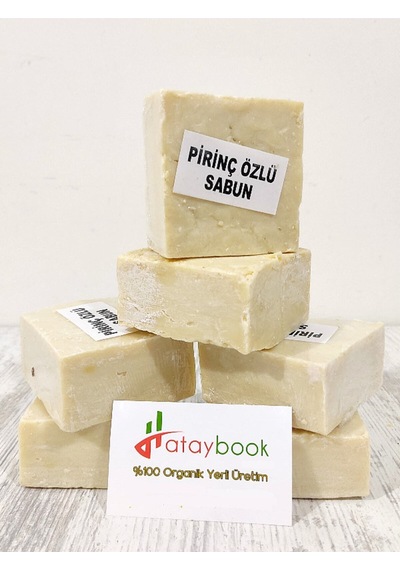 Pirinç Sabunu 6 Adet 1kg Cilt Beyazlatıcı Doğal