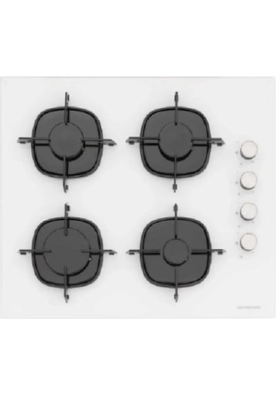 Silverline BO6503W01 - CS5335W01 -  3490 Oslo Beyaz Cam Ankastre Set