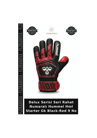 Delux Serisi Seri Rahat Numaralı Hummel Hml Starter Gk Black-red 9 No Siyah - Kırmızı