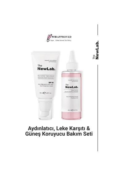 The NewLab Aydınlatıcı, Leke Karşıtı Ve Güneş Koruyucu Bakım Seti