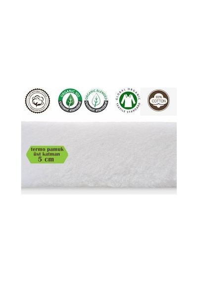 Heyner Bamboo Pamuk Oyun Parkı Bebek Yatağı 70 x 120 CM