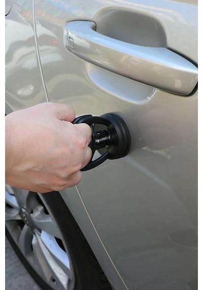 Kaporta Göçük Düzeltici Vantuz Vantuzlu Alet Ile Göçük Düzeltme Siyah