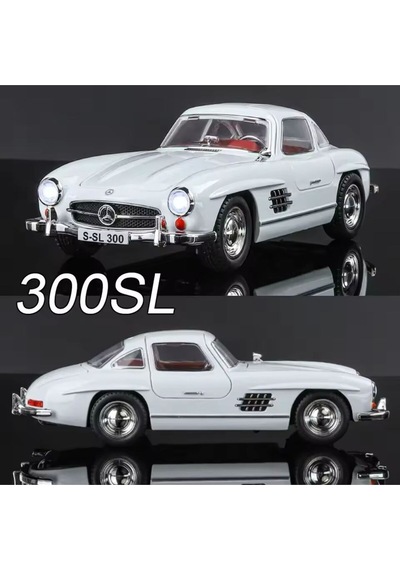 Mercedes Benz 300sl Model Diecast Araba Koleksiyonluk Eski 1954 Mercedes 300 Sl Araba 1:24 Sesli 06824942