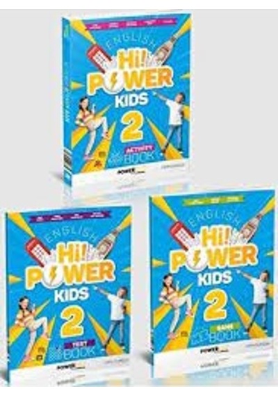 Model Eğitim Yayınları 2. Sınıf Hi Power İngilizce Seti 3 Kitap
