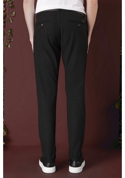 Efor P 1141 Slim Fit Siyah Klasik Pantolon Siyah