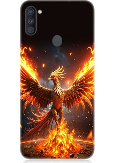 Samsung Galaxy M11 Uyumlu Anka Kuşu Uyanıyor Desenli Silikon Kılıf