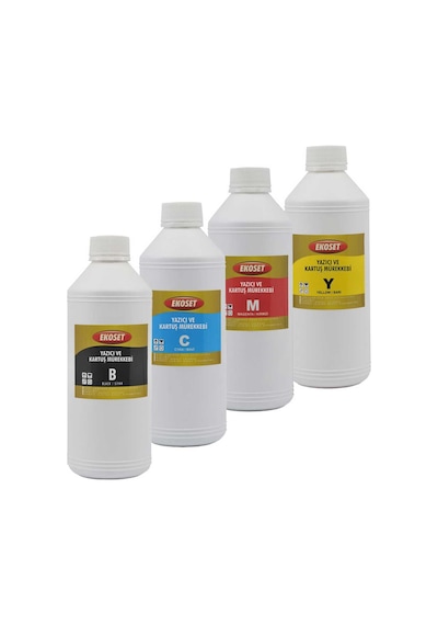 Canon G2470 G3470 G4470 Renkli Uyumlu Mürekkep Megaboy 4x1 Litre