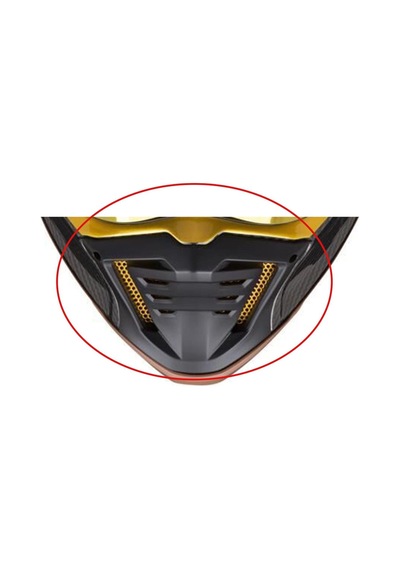 Scorpion Exo Hx1 Carbon Se Çene Havalandırması Altın