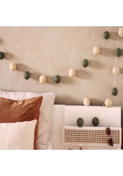 Forest Green Işıklı Top Dekoratif Aydınlatma Çok Renkli