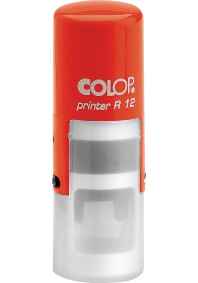 Colop R12 Yuvarlak Kırmızı Kasa Kırmızı Keçe - 12 MM