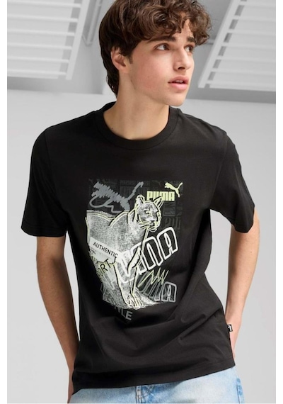 Puma Graphıcs 683213 01 Baskılı T-shirt Siyah S-xxl 001