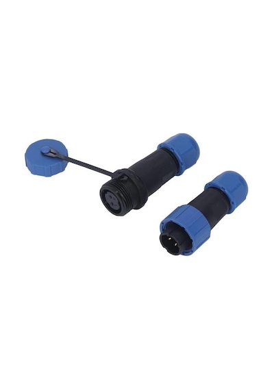 Sd16 Su Geçirmez 2 Pin 16 Mm Konnektör Takımı