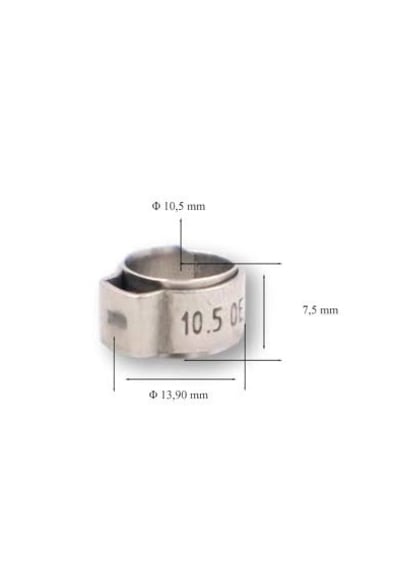 10.5 Tek Sıkım Kelepçe