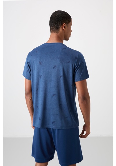 Tommy Life Parlament Polyester Nefes Alan Jakarlı İnce Esnek Standart Fit Erkek Performans T-shirt - 88398 Parlament