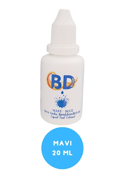 Bd Sıvı Gıda Boyası 20 Ml Mavi