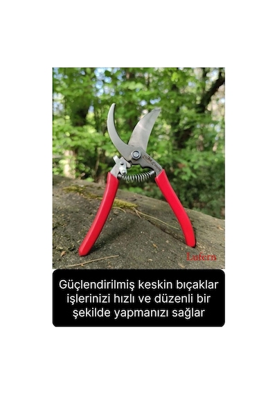 Özel Üretim Bağ Ağaç Budama Makası Üzüm Bahçe Çiçek Gül Bitki Narenciye Eğri Dal Kesme Aleti