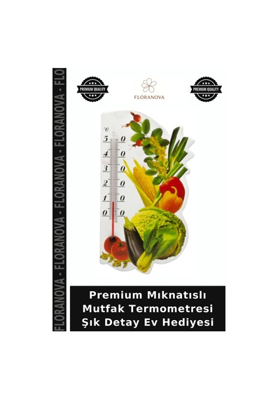 Premium Mıknatıslı Mutfak Termometresi Şık Detay Ev Hediyesi