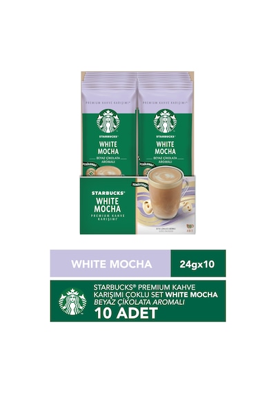 Starbucks White Mocha Premium Kahve Karışımı 10 x 24 G