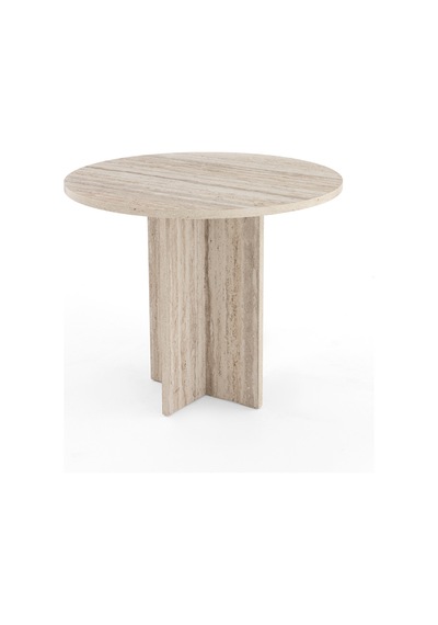 Harmony Sora Oval Masa 90x75x90 Cm Trevi Sadece Masa - Modern Tasarım Antrasit