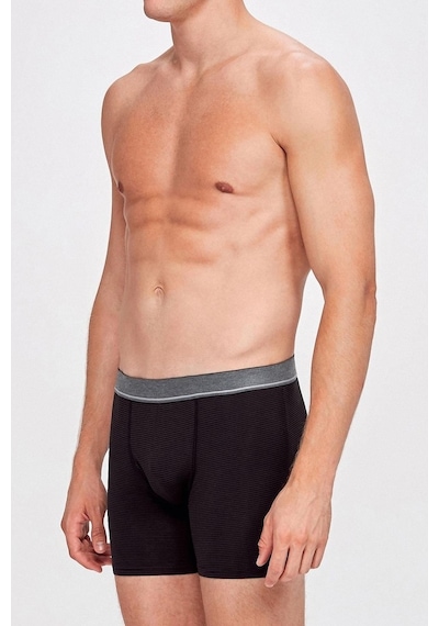 Kom Palmer 2'Li Erkek Boxer Siyah