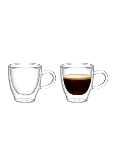 Madame Coco Lapelisse 2-li Çift Camlı Bardak - 70ml 1kbard058970ml-std