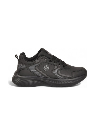 X-step Bağcıklı Hafif Rahat Siyah Unisex Yürüyüş Ve Spor Ayakkabı Sneaker 2032 G Siyah-siyah