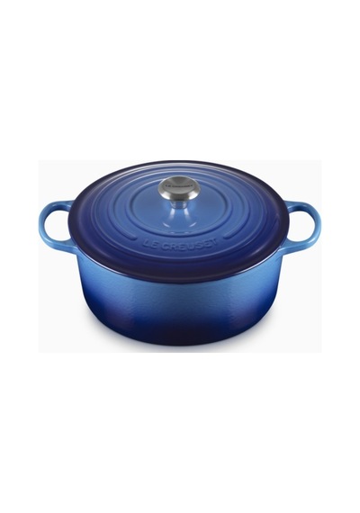 Le Creuset Yuvarlak Ikonik Lüks Döküm Tencere 28 Cm Koyu Turkuaz 12