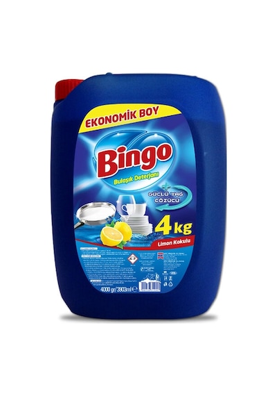 2 Adet Bingo Bulaşık Deterjanı 4 Kg