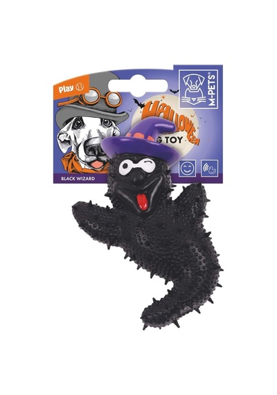 M-pets Halloween Black Wizard Köpek Oyuncağı