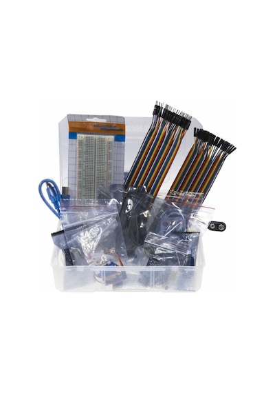 Arduino Uyumlu Süper Başlangıç Seti Uno Rev3 (Klon) (E-Kitap Hediyeli ve Videolu)