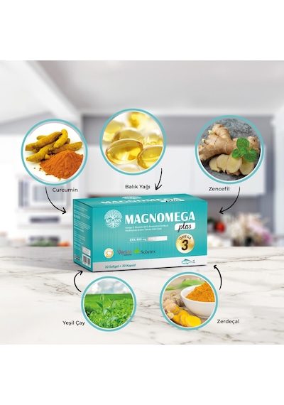 Negans Magnomega Omega 3 Balıkyağı Multivitamin 60 Kapsül