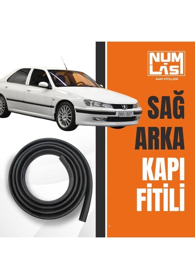 Peugeot 406 Sağ Arka Kapı Fitili-a Kalite-numlas-nm3545