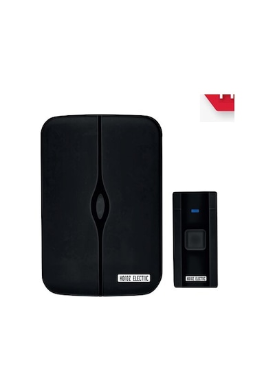Horoz Nero-d 4,5vdc Full Siyah Kablosuz Kapı Zili
