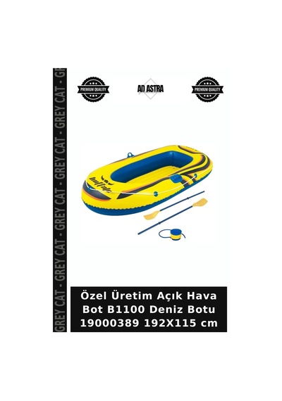 Özel Üretim Açık Hava Bot B1100 Deniz Botu 19000389 192x115 Cm Belirtilmemiş