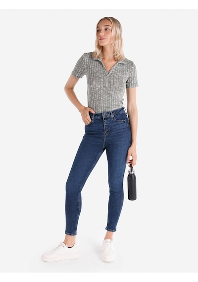 Colins 760 Diana Süper Slim Fit Yüksek Bel Dar Paça Denım Kadın Pantolon Cl1066390 Mavi