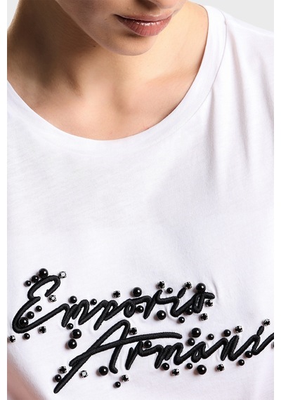Emporio Armani Bayan T Shirt Ew003594 Af12597 U0002 Beyaz BEYAZ