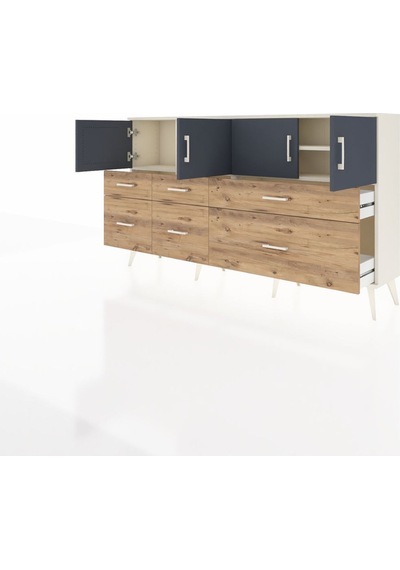 Arges Konsol 4 Raflı 6 Çekmeceli 4 Kapaklı 176x30x99 Aytaşı-antrasit/çam Antrasıt/atlas Çam - Aytası Arges Konsol 4 Raflı 6 Çekmeceli 4 Kapaklı 176x30x99 Aytaşı-antrasit/çam Antrasıt/atlas Çam - Aytası