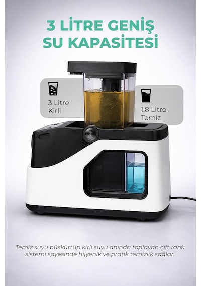 Ayrex Kt-503 Premium Koltuk & Halı Yıkama Makinesi 800w 17 Kpa